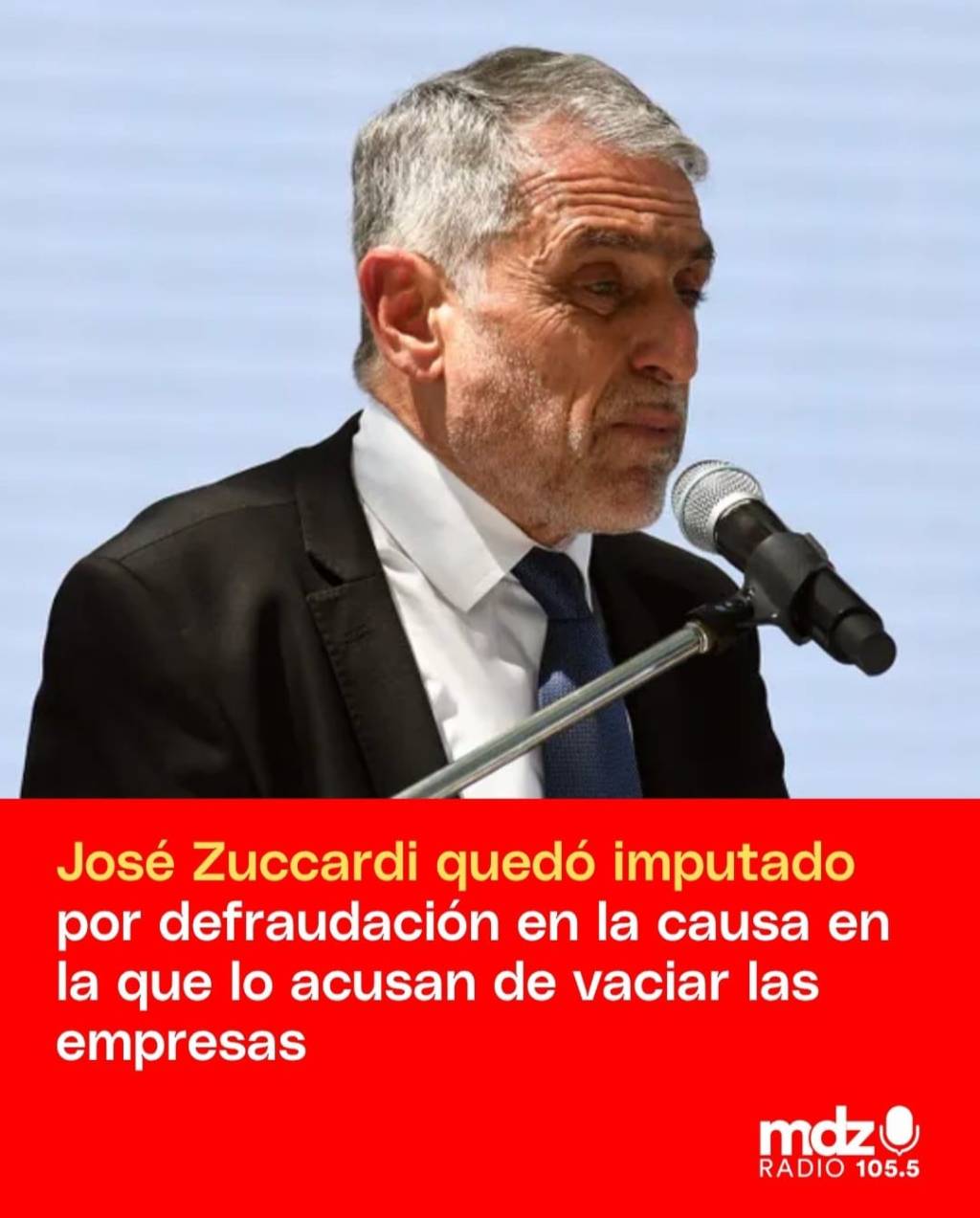José Alberto Zuccardi imputado por defraudación — caso judicial Zuccardi